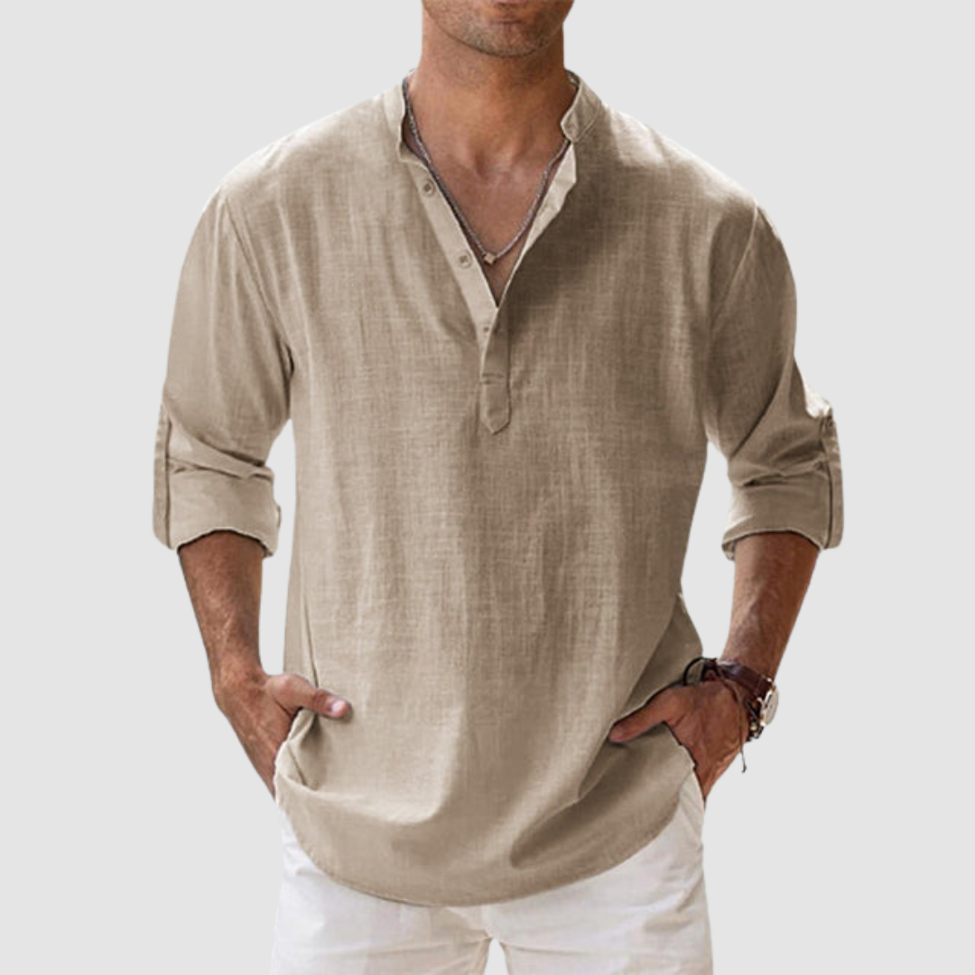 Lewis | Breathable Linen Shirt