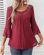 Larra | Sleek Pleated Blouse
