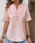 Rayna | Soft Striped Blouse