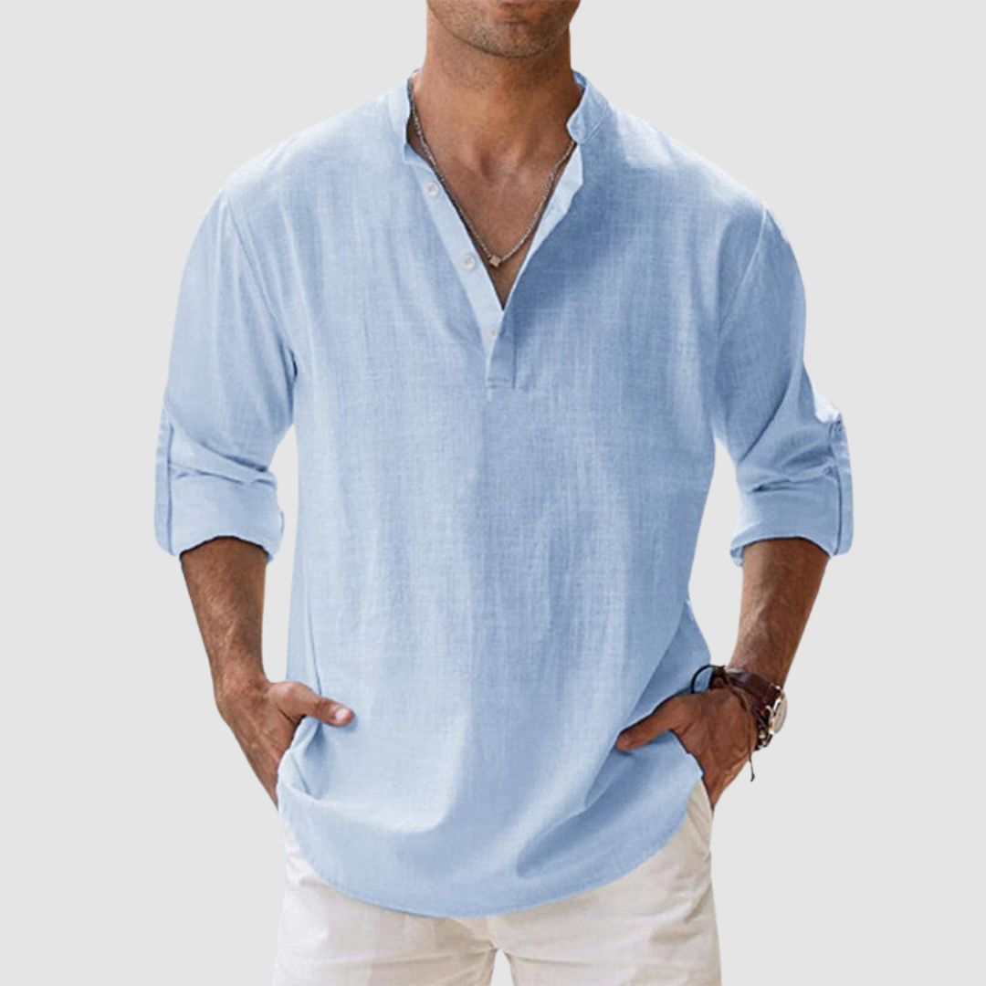Lewis | Breathable Linen Shirt