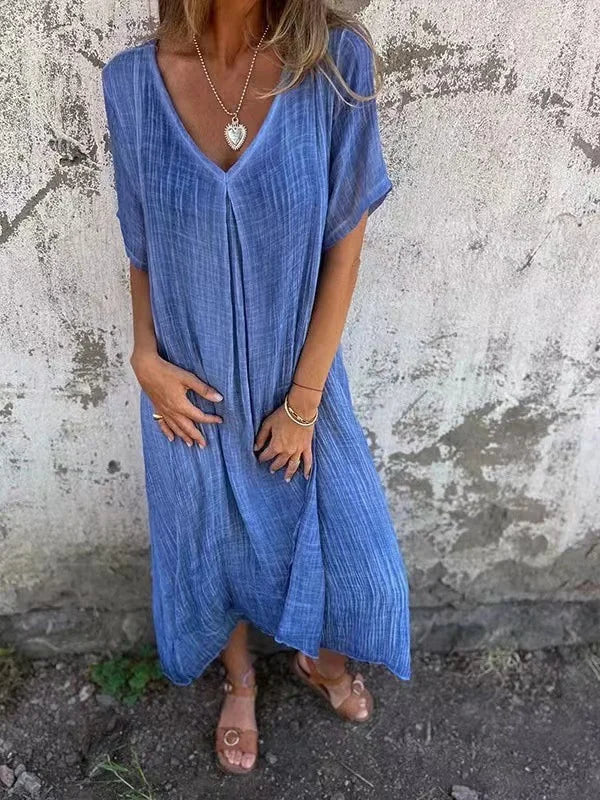 Neva | Breathable V-Neck Dress