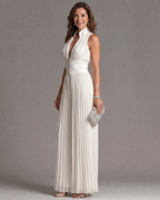 Margaux | Pleated Wide-Leg Jumpsuit