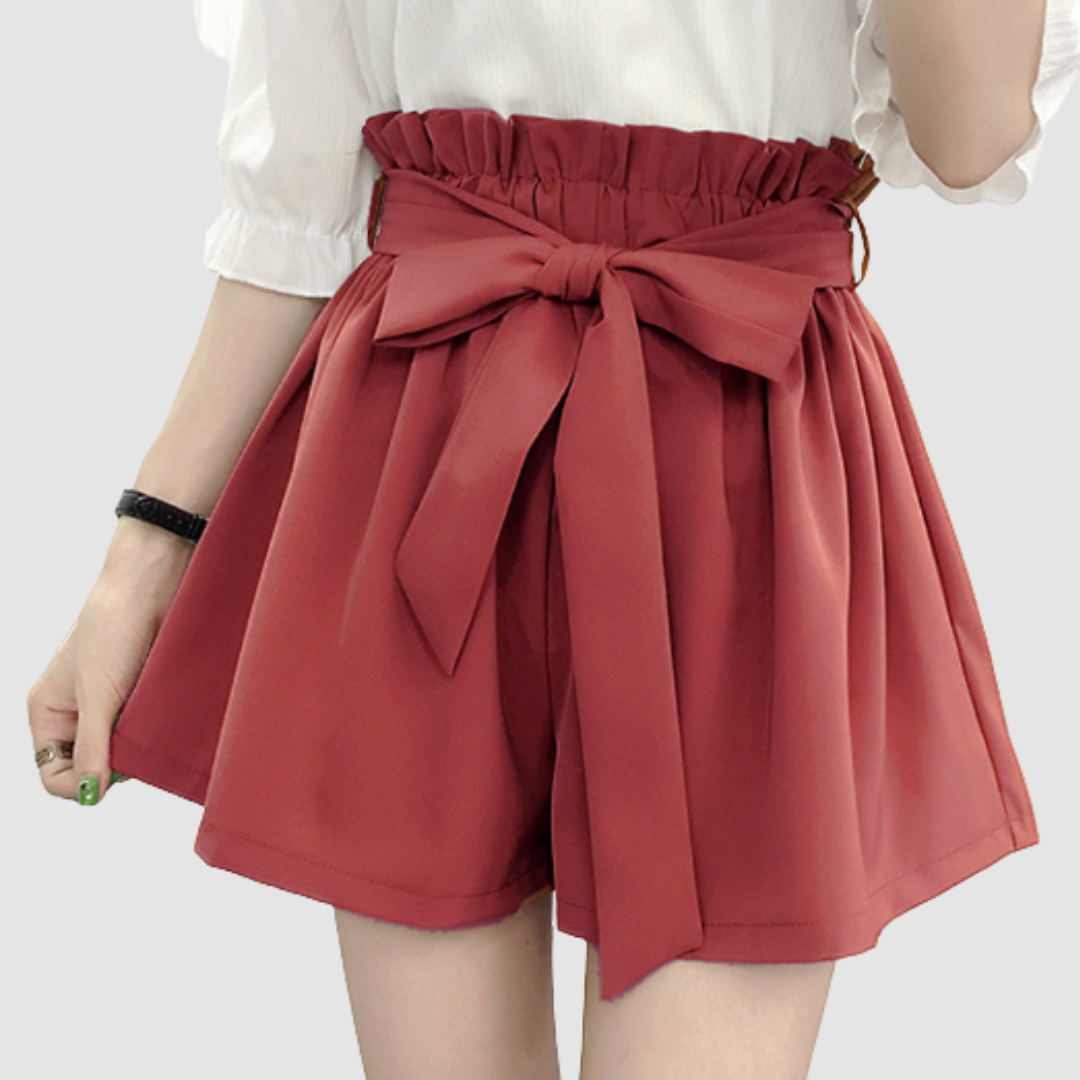 Fran | Paperbag Waist Shorts