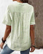 Rayna | Soft Striped Blouse