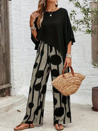 Kassandra | Elastic Waist Two-Piece Set