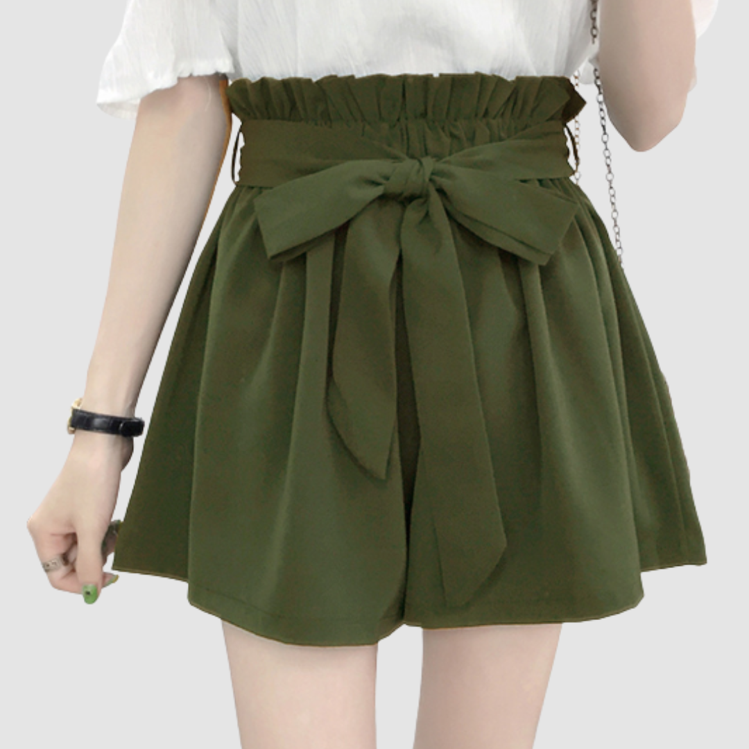 Fran | Paperbag Waist Shorts