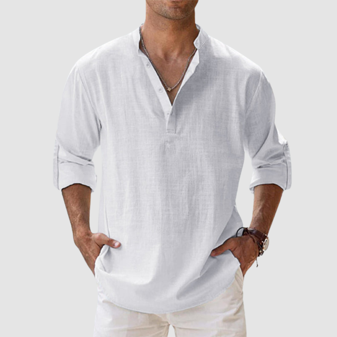 Lewis | Breathable Linen Shirt