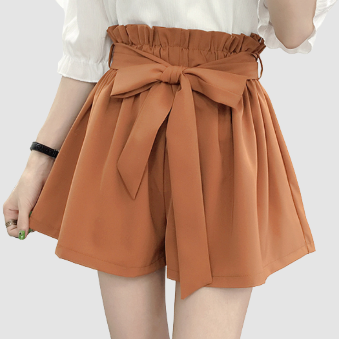 Fran | Paperbag Waist Shorts