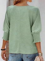 Wendy | Classic Crewneck Blouse