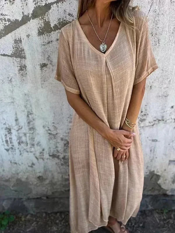 Neva | Breathable V-Neck Dress
