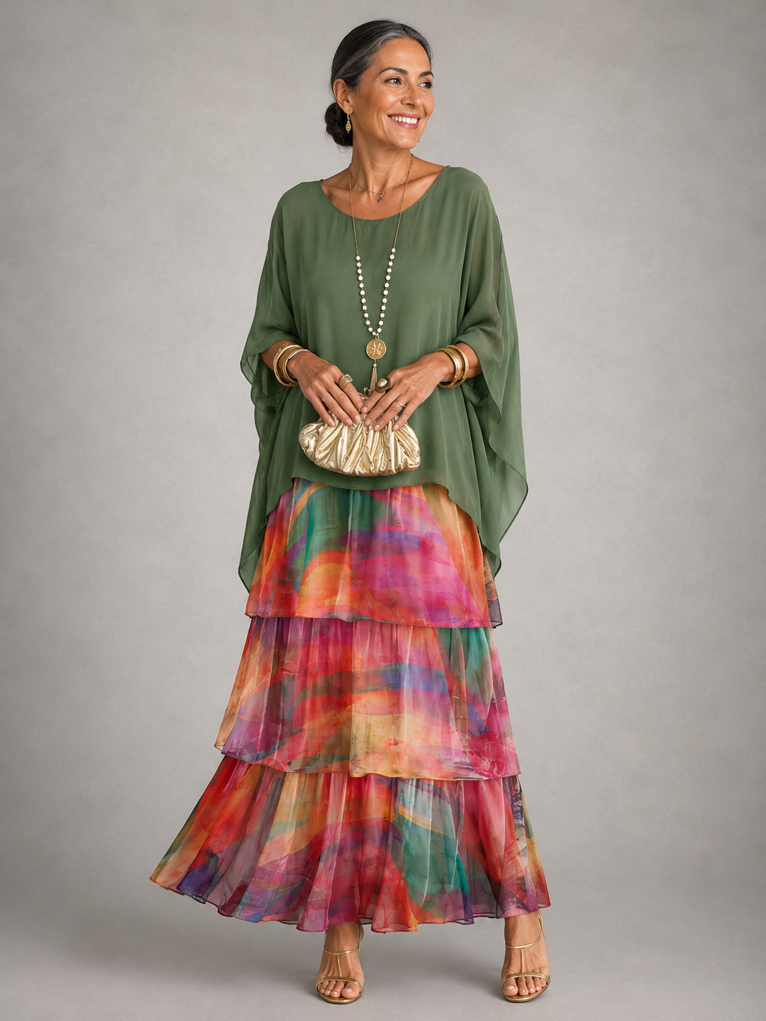 Chloe | Elegant Flowing Maxi Dress
