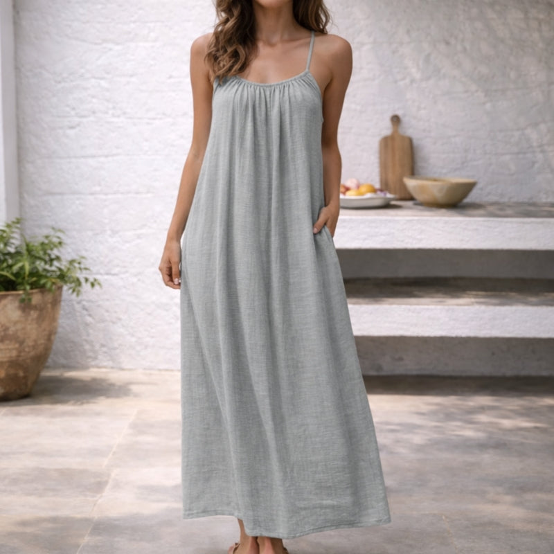 Delphine | Backless Maxi Dress