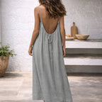 Delphine | Backless Maxi Dress