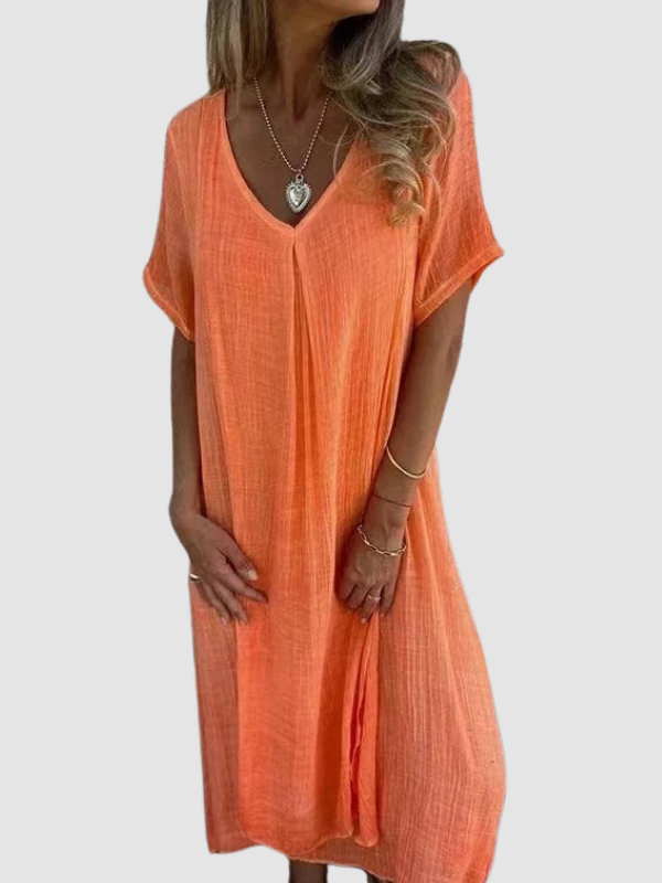 Neva | Breathable V-Neck Dress