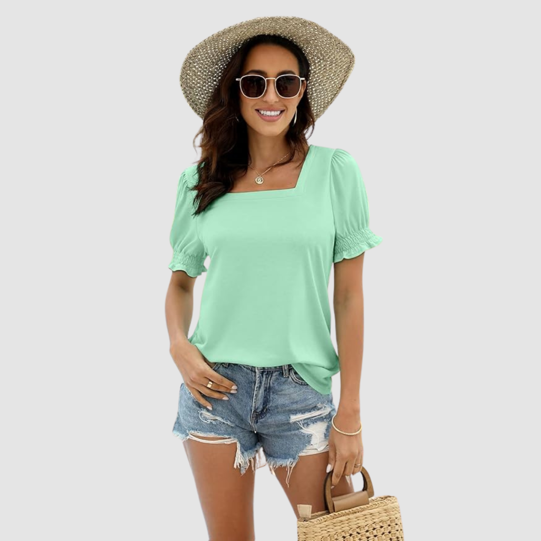 Célina | Square Neck Top