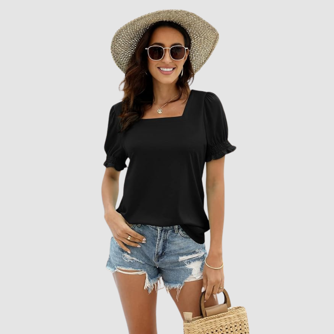Célina | Square Neck Top