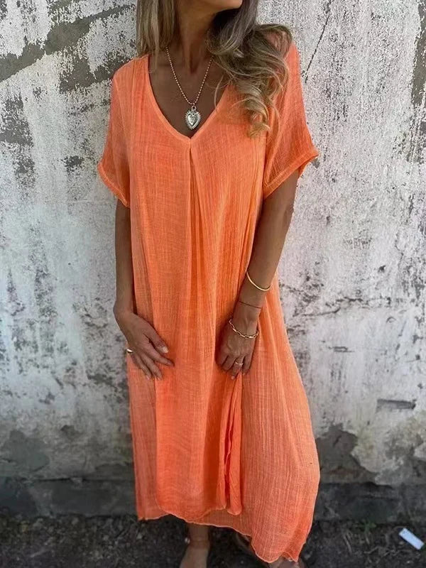 Neva | Breathable V-Neck Dress