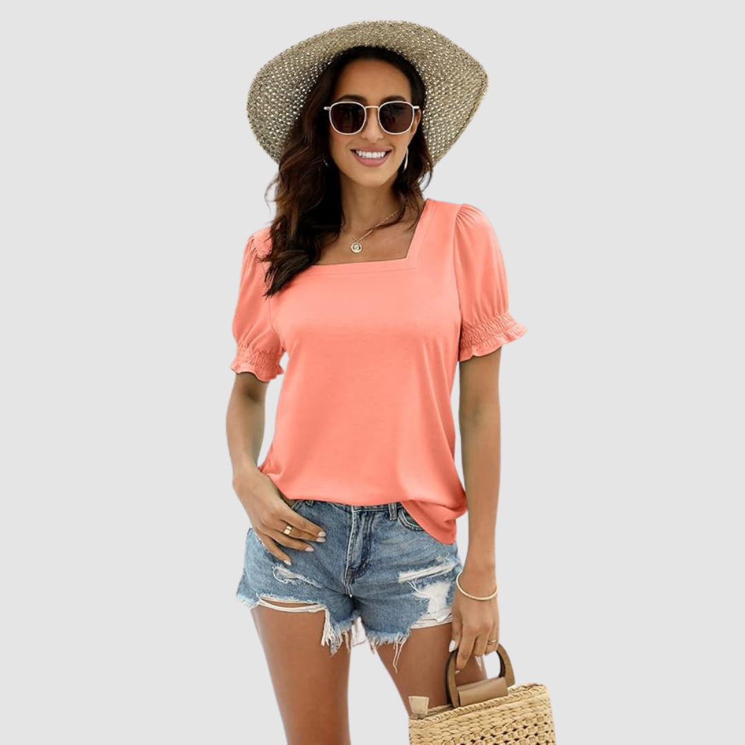 Célina | Square Neck Top