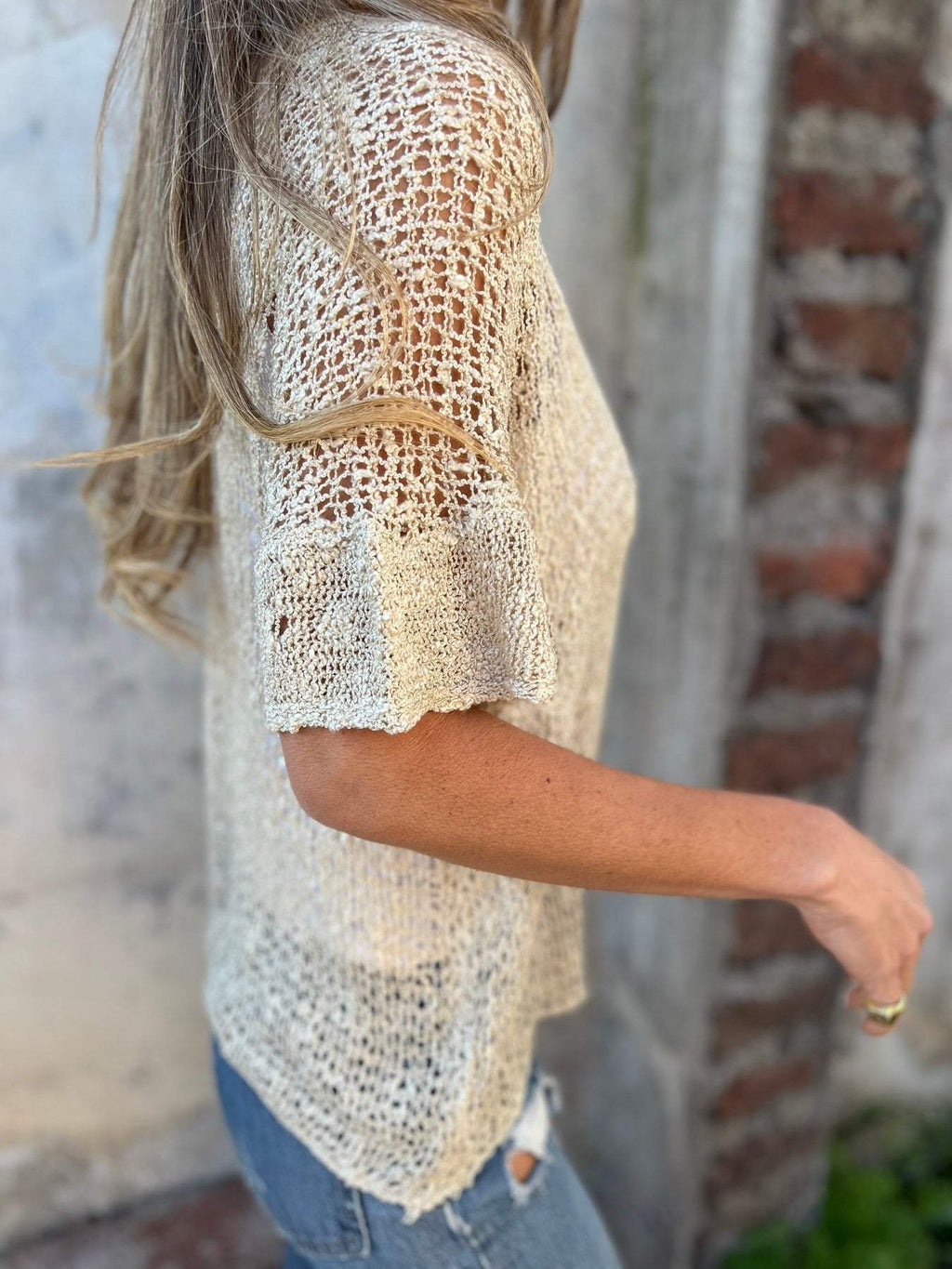 Lavinia | Chic Textured Blouse